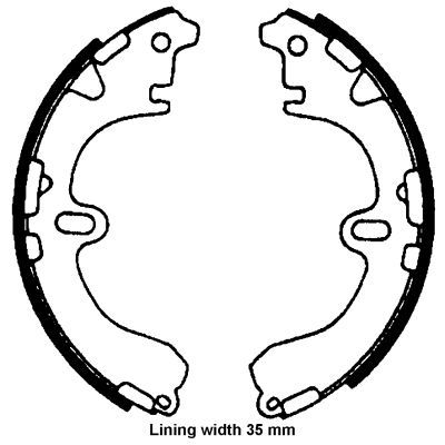 HELLA Bremsbackensatz (8DB 355 001-661)