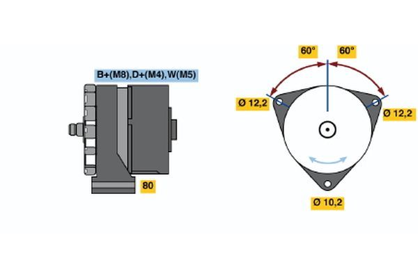 BOSCH Generator (0 120 488 277)