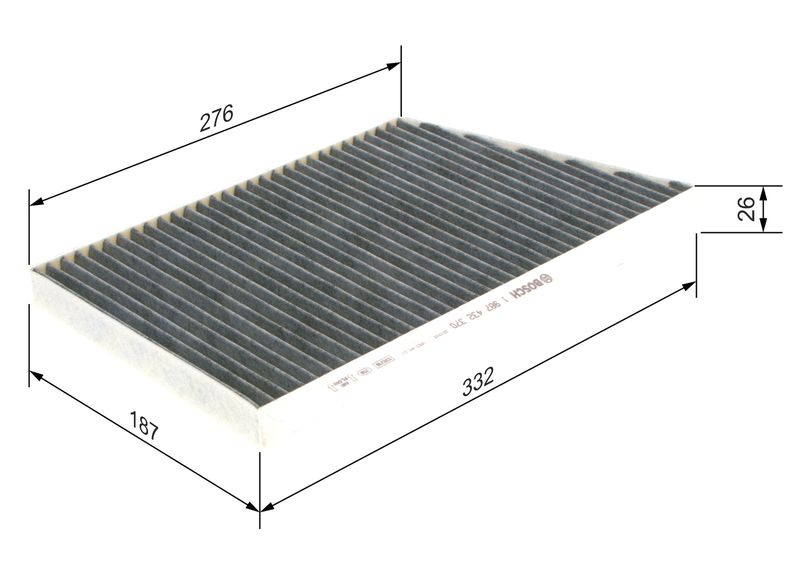 BOSCH Filter, Innenraumluft (1 987 432 370)