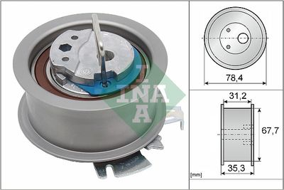 INA Spannrolle, Zahnriemen (531 0565 30)