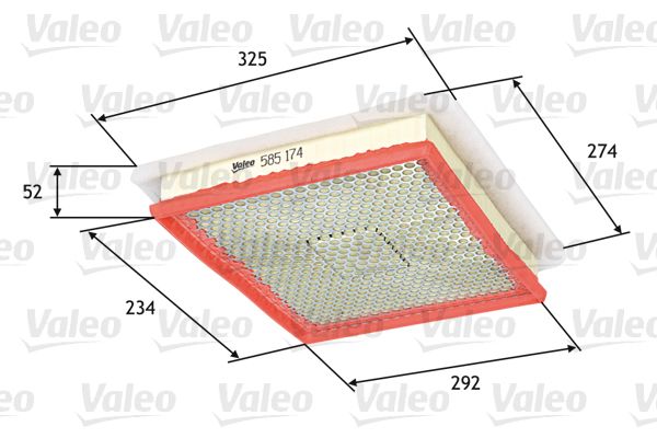 VALEO Luftfilter (585174)