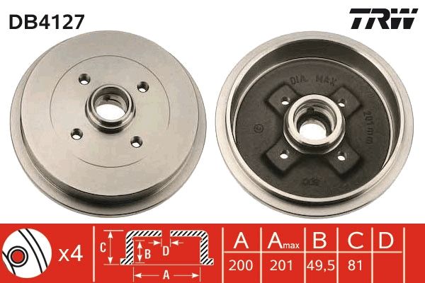 TRW Bremstrommel (DB4127)