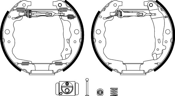 HELLA Bremsbackensatz (8DB 355 022-561)