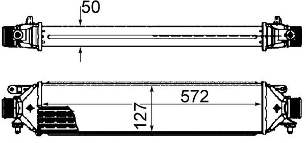 MAHLE Ladeluftkühler (CI 427 000S)