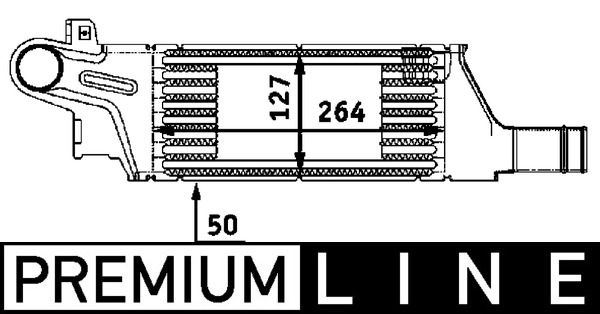 MAHLE Ladeluftkühler (CI 57 000P)