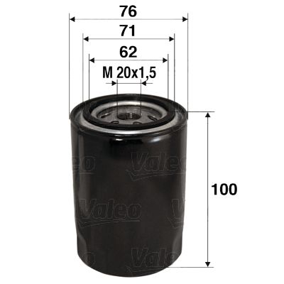 VALEO Ölfilter (586012)