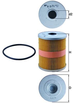 KNECHT Ölfilter (OX 125D)