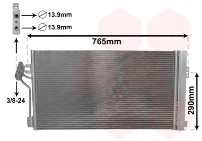 VAN WEZEL Kondensator, Klimaanlage (30005352)