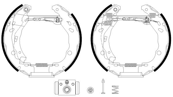 HELLA Bremsbackensatz (8DB 355 038-121)