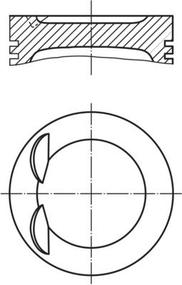 MAHLE Kolben (028 PI 00134 000)