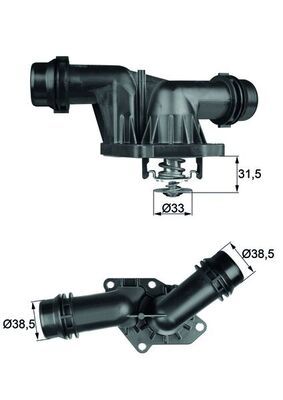 MAHLE Thermostat, Kühlmittel (TI 25 85)