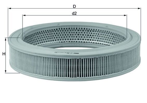 KNECHT Luftfilter (LX 208)