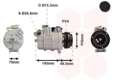 VAN WEZEL Kompressor, Klimaanlage (0600K309)