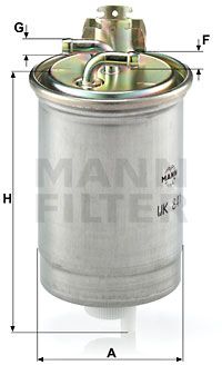 MANN-FILTER Kraftstofffilter (WK 841)