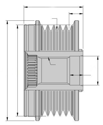 HELLA Generatorfreilauf (9XU 358 038-231)