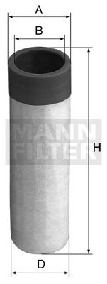 MANN-FILTER Sekundärluftfilter (CF 50)