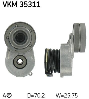 SKF Spannrolle, Keilrippenriemen (VKM 35311)