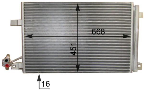 MAHLE Kondensator, Klimaanlage (AC 751 000S)