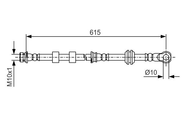 BOSCH Bremsschlauch (1 987 481 088) Thumbnail