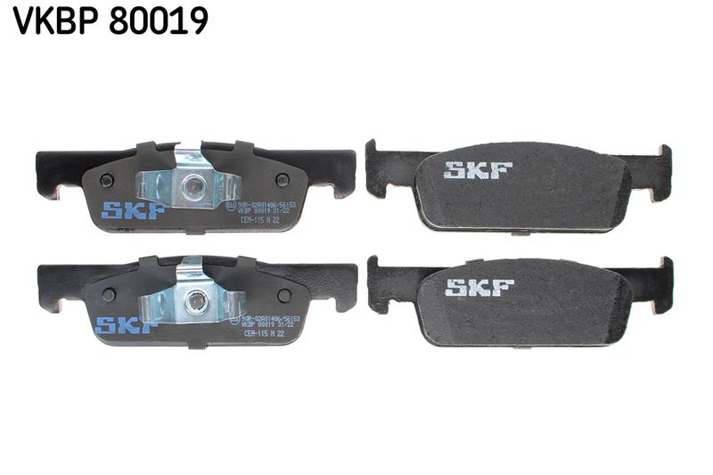 SKF Bremsbelagsatz, Scheibenbremse (VKBP 80019)