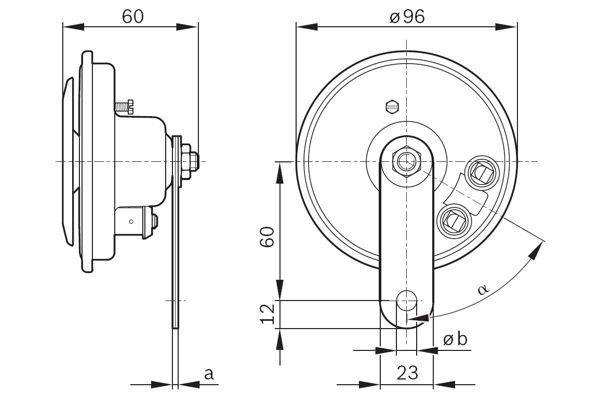 BOSCH Horn (0 986 320 132)