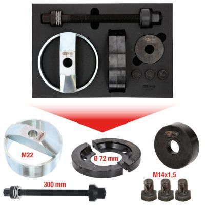 KS TOOLS Montagewerkzeugsatz, Radnabe/Radlager (150.2145)