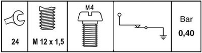 HELLA Öldruckschalter (6ZL 009 600-021)