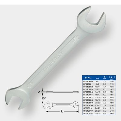 KS TOOLS Doppel-Gabelschlüssel (BT010900)