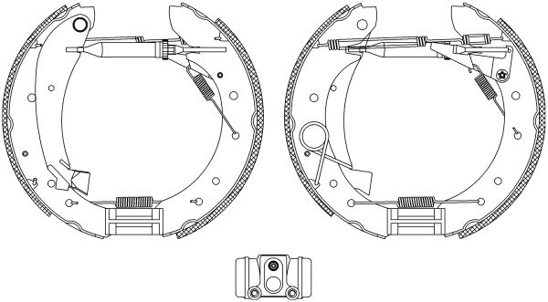 TEXTAR Bremsbackensatz (84049600)