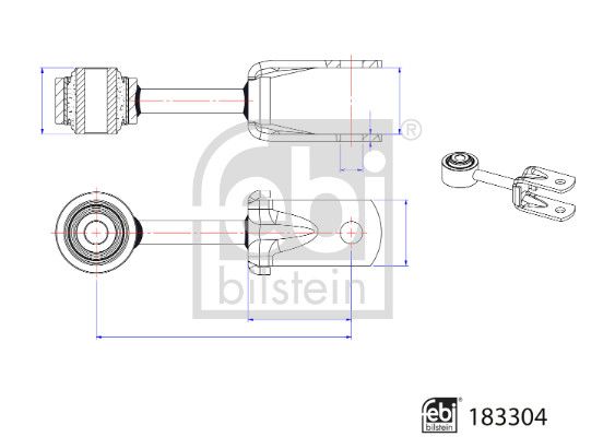 FEBI BILSTEIN Reparatursatz, Federbeinstützlager (183341)