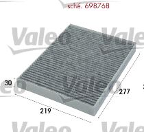 VALEO Filter, Innenraumluft (698768)