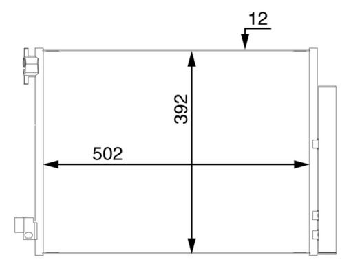 MAHLE Kondensator, Klimaanlage (AC 73 000S)