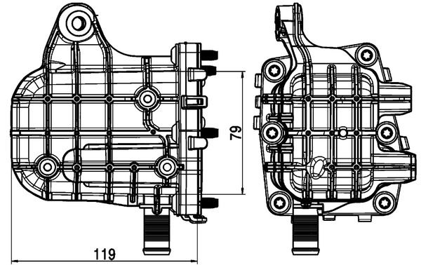 MAHLE Kühler, Abgasrückführung (CE 4 000P)