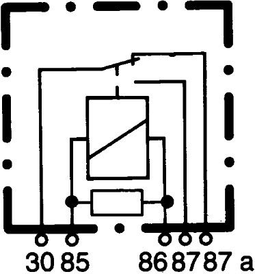 HELLA Relais, Arbeitsstrom (4RD 007 903-011)