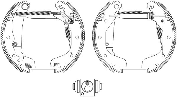 TEXTAR Bremsbackensatz (84044801)