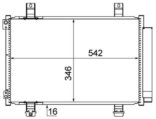 MAHLE Kondensator, Klimaanlage (AC 590 000P)