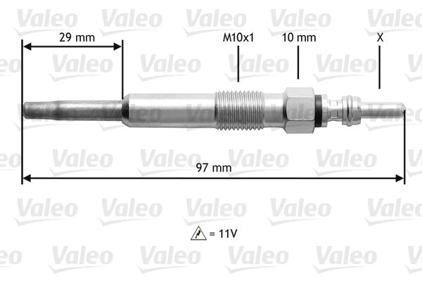 VALEO Glühkerze (345130)