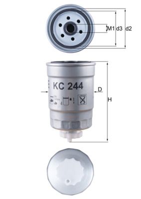 KNECHT Kraftstofffilter (KC 244)