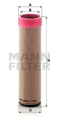 MANN-FILTER Sekundärluftfilter (CF 990/2)