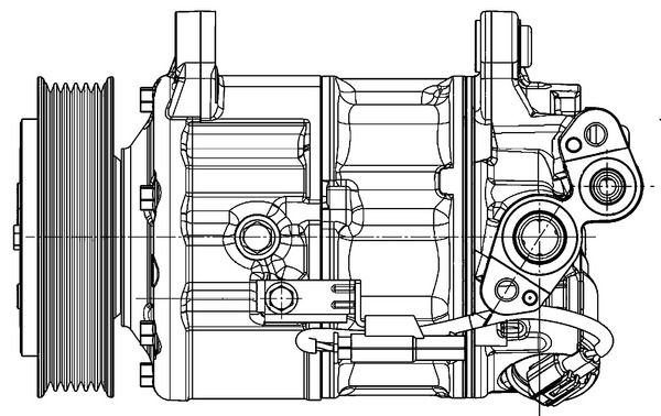 MAHLE Kompressor, Klimaanlage (ACP 600 000P)