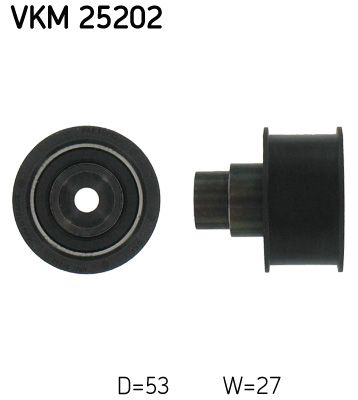 SKF Umlenk-/Führungsrolle, Zahnriemen (VKM 25202)