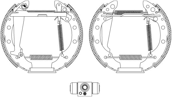 TEXTAR Bremsbackensatz (84044703)