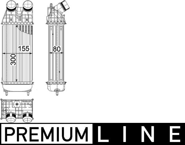 MAHLE Ladeluftkühler (CI 419 000P)