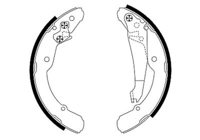 HELLA Bremsbackensatz (8DB 355 001-691)