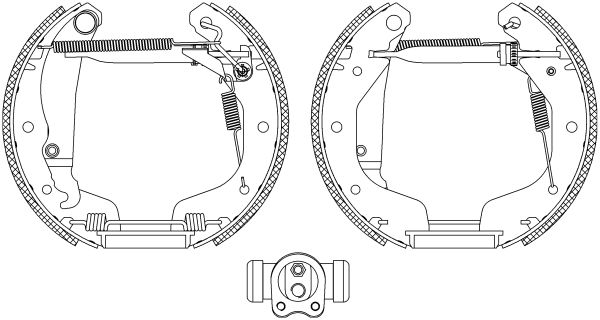 TEXTAR Bremsbackensatz (84044903)