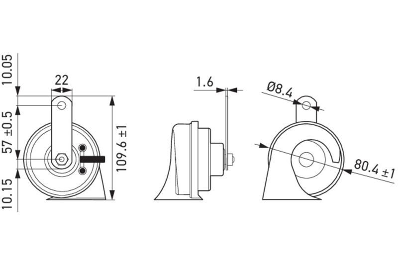 HELLA Horn (3FH 012 010-171)