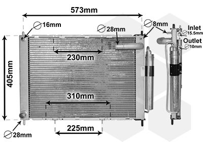 VAN WEZEL Kühlmodul (1300M370) Thumbnail