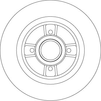 TRW Bremsscheibe (DF4272BS)