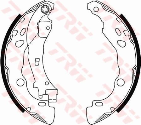 TRW Bremsbackensatz (GS8474)