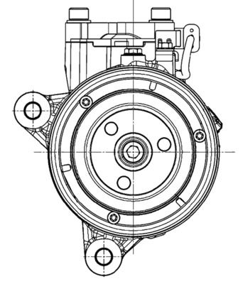 MAHLE Kompressor, Klimaanlage (ACP 600 000P)